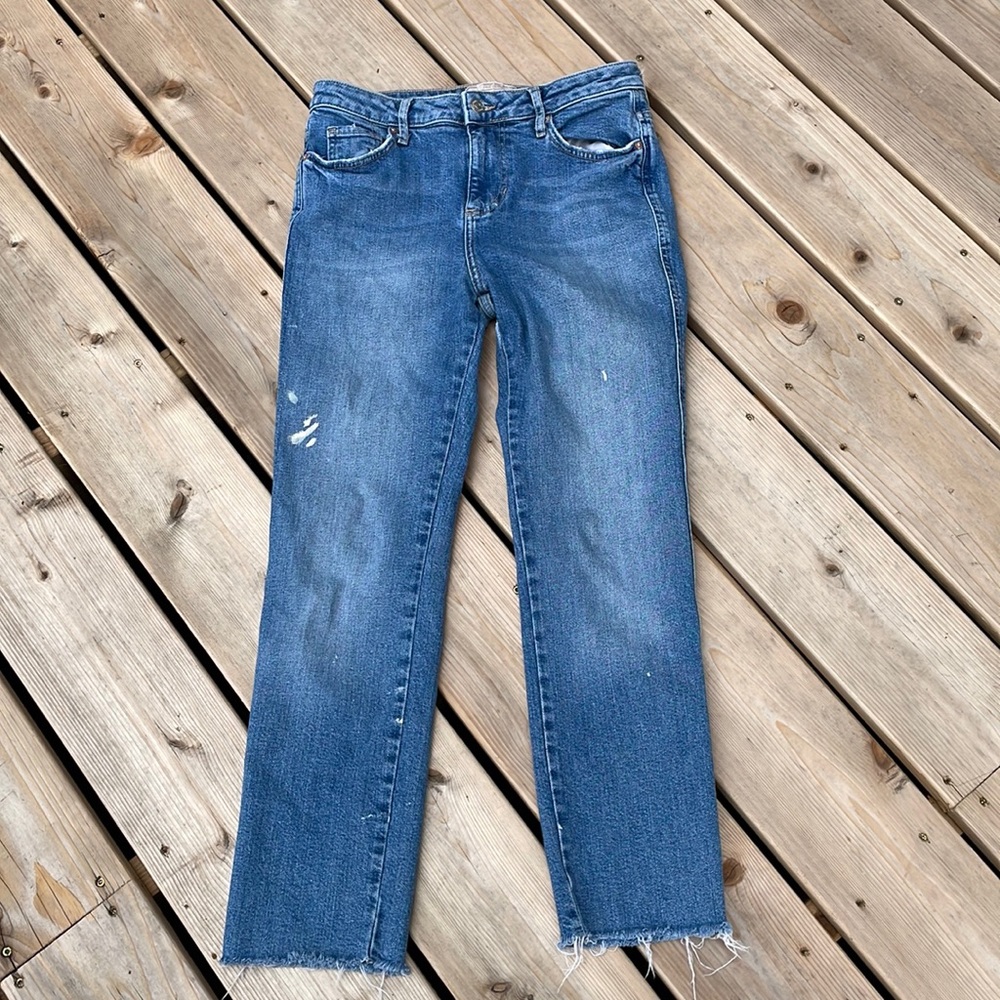 Free people hi-rise crop jeans, size 26